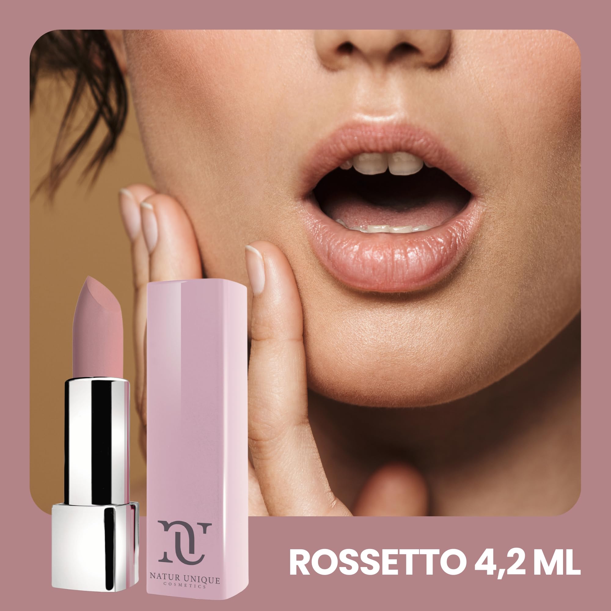 NU - IALUCOLLAGEN LIP VOLUME XXXL Nude | Rossetto Trattamento Labbra con Acido Ialuronico, Collagene e Portulaca | Formula Naturale Tecno-Filler | Idratante, Levigante, Rimpolpante | Made In Italy