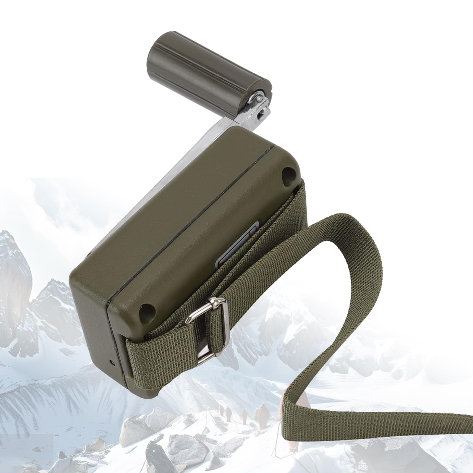 Generador de manivela, generador de CC de manivela, Mini generador, Linterna de manivela portátil, Fuente de alimentación de Emergencia, Cargador con USB y Otros enchufes