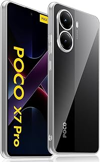 جراب حماية خلفي نحيف، مصنوع من البولي يوريثين المقاوم للحرارة الناعم الكريستالي ومضاد للخدش وممتص للصدمات من داتري، خاص بجهاز شاومي بوكو X7 برو