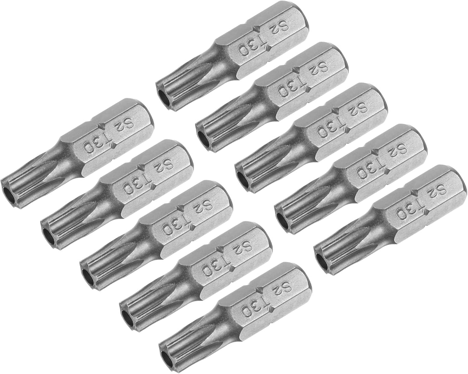 uxcell Torx Bits 1/4 Inch Hex Shank 25mm Length Magnetic Screwdriver T20 Screw Driver Bit S2 Alloy Steel 10pcs