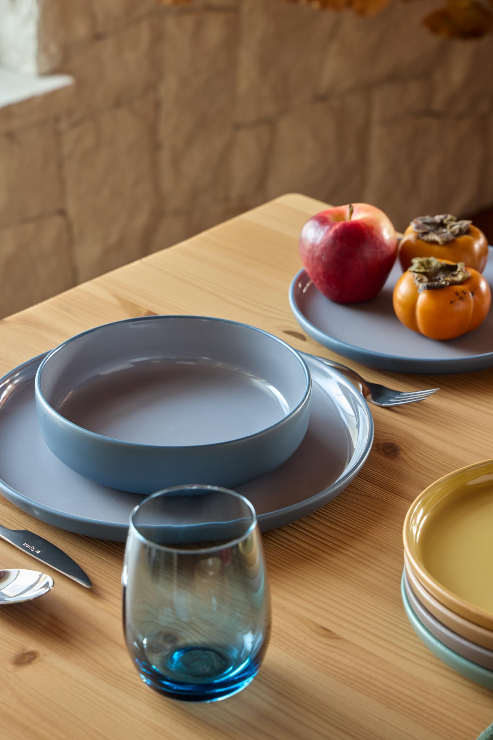 Tognana Rhapsody, Servizio piatti 18 pezzi per 6 persone, Stoneware, Multicolor