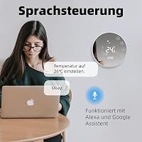 BEOK CONTROLS Okos Padlófűtés Termosztát WiFi Programozható Elektromos Fűtésszabályozó Tuya Smart Life Google Home Alexa 3