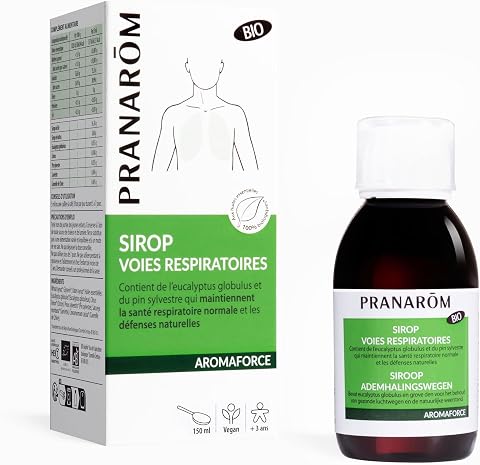 Pranarôm Aromaforce Sirop Voies Respiratoires Vegan 150 ml