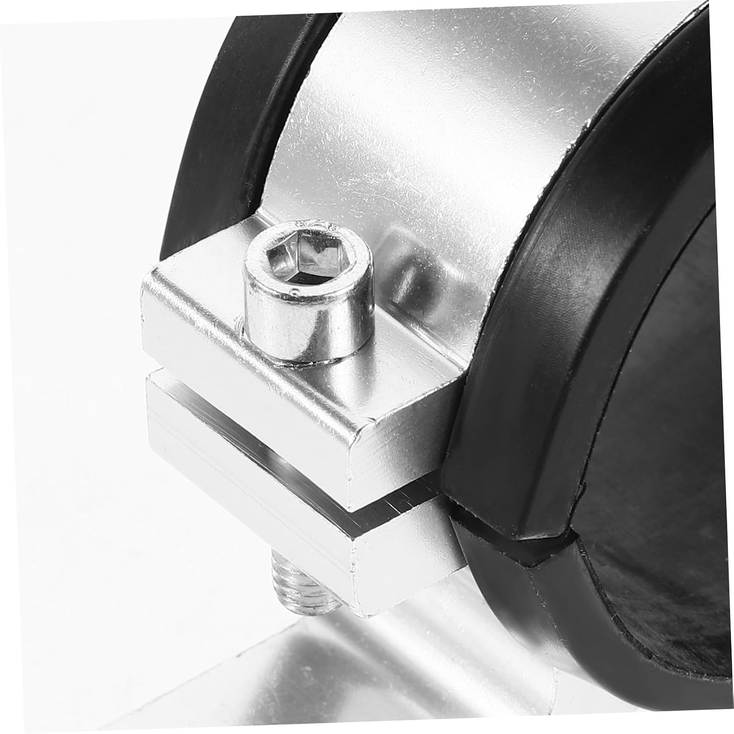 Pump Bracket Clamp 50mm Silver Metal for Racing Modifications