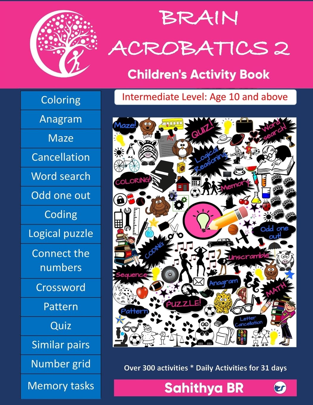 Brain Acrobatics Level 2 livre d'activités enfants 10 ans