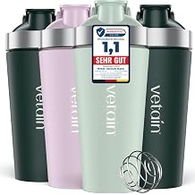 VETAIN Stainless Steel Shaker Protein Shake - 100% Leak-Proof - 700 ml