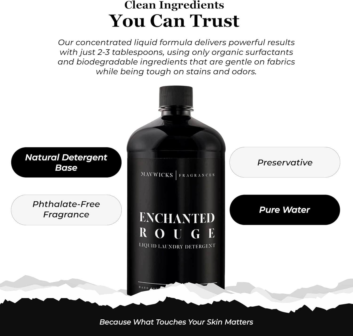 Laundry Liquid Detergent (Enchanted Rouge) - 32 Oz Laundry Perfume Bottle for Men & Women, Stain & Odor Remover, Deep Clean, Long-Lasting Fragrance and Freshness for All Fabrics - Image 7