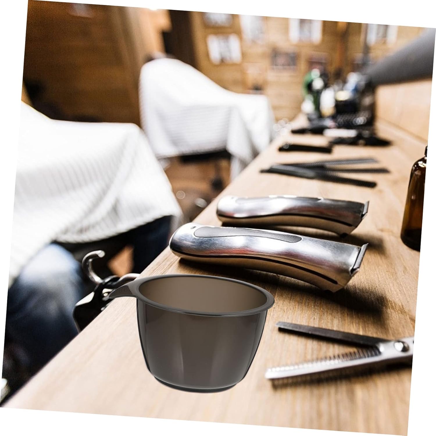 SMASOLO 6pcs Professional Plastic Hair Color Bowls for Mixing Dye Sturdy and Washable Hair Salon Tools for Home Use and Artistry Easy to Clean and Reusable