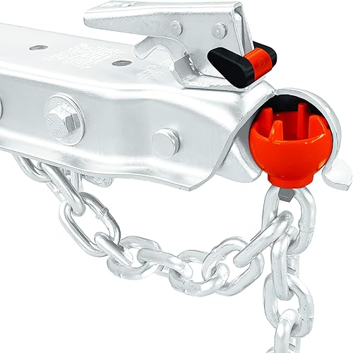 RIGHTLINE Gear Cerradura de enganche antirrobo para remolque con bola acopladora, cerradura de bola de remolque para remolques sin enganche
