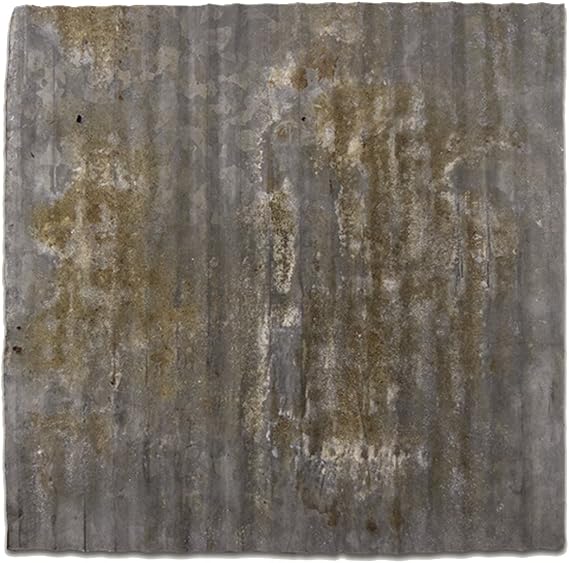Upcycled 2'x2' Dakota Barn Tin Ceiling Tile - Majority Galvanized - Works with Standard Drop Grid