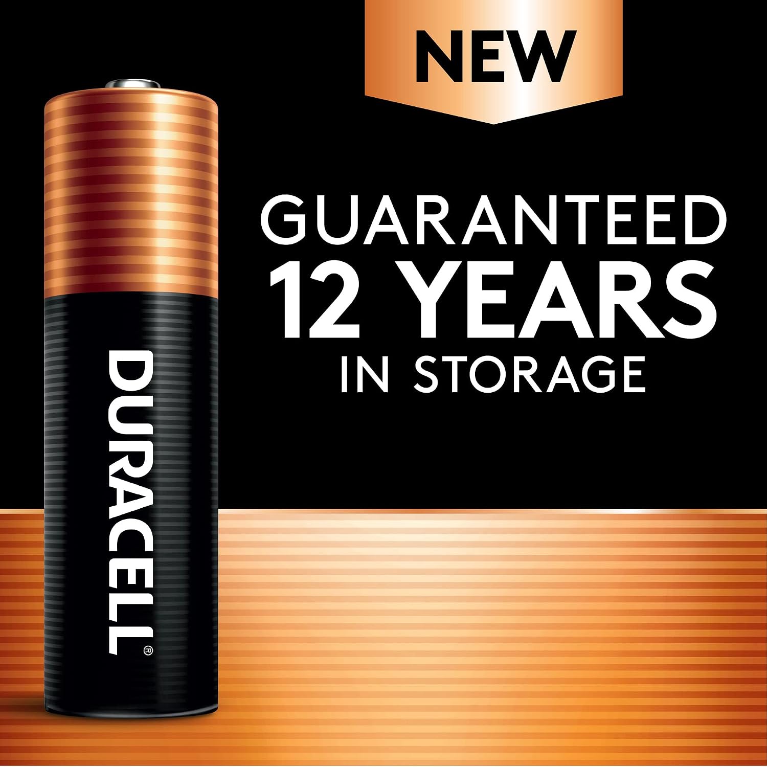 Duracell MN1500BKD Alkaline Battery with Duralock, Size Aa, Shape, (Pack of 144)