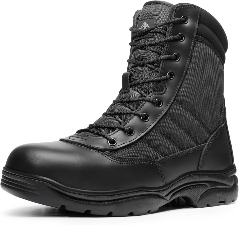 Amazon.com | NORTIV 8 Steel Toe Boots for Men Safety Industrial