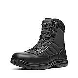 NORTIV 8 Steel Toe Boots for Men Safety Industrial & Construction Military Work Boots Slip Resistant...