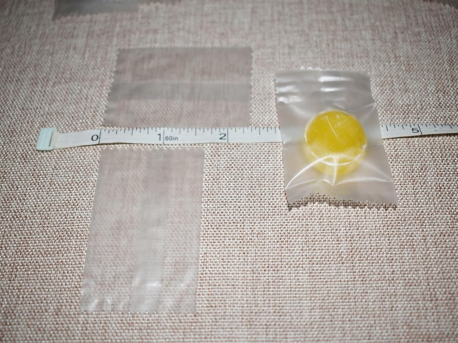 200 Pcs Candy Wrappers 1.5" x 2.4", Heat Seal Bags Homemade Caramel image 4