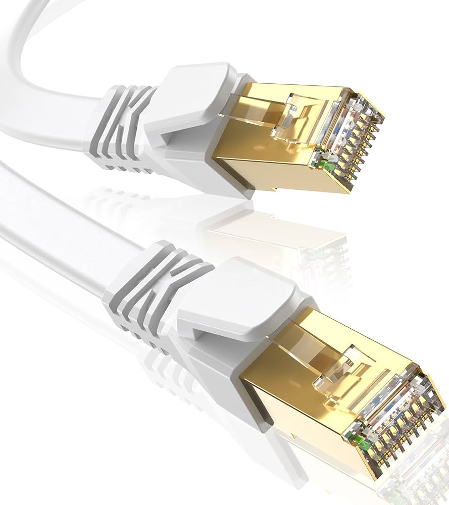 ⭐️CAT8 LANケーブル 5m 40Gbps 2000MHz ブルー LANケーブル カテゴリ8 薄型 5m ブルー/YK-LAN8FL05/500