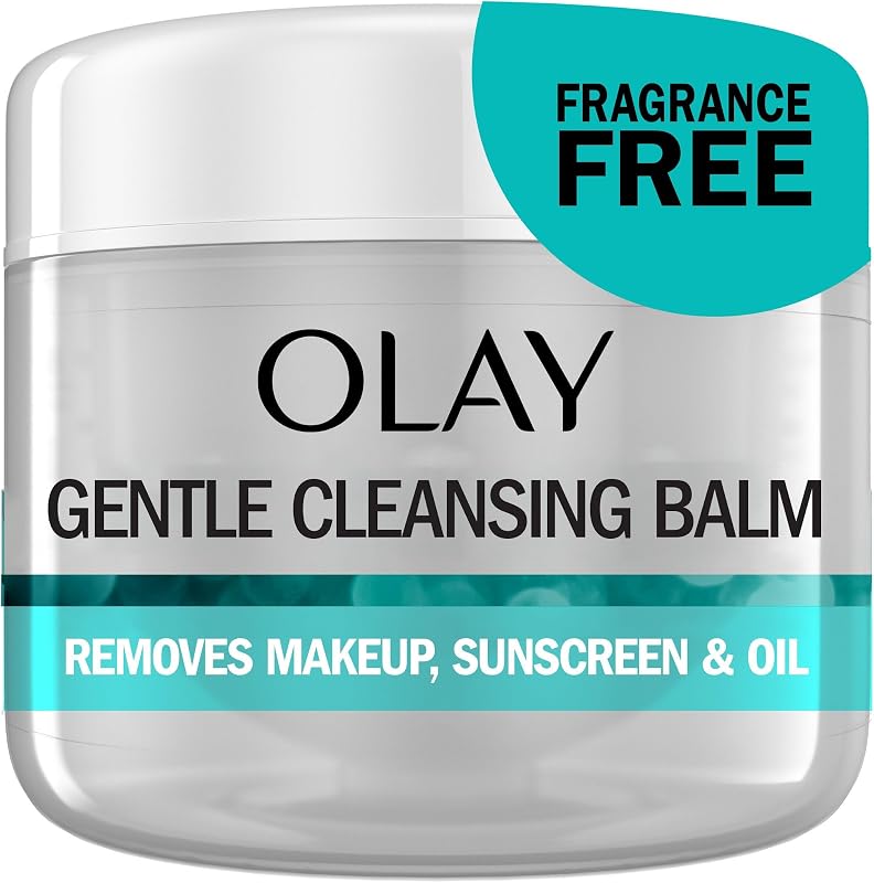 Bálsamo limpiador suave desmaquillante, sin fragancia, 3.4 fl oz, limpiador facial hidratante que elimina maquillaje, protector solar y aceite