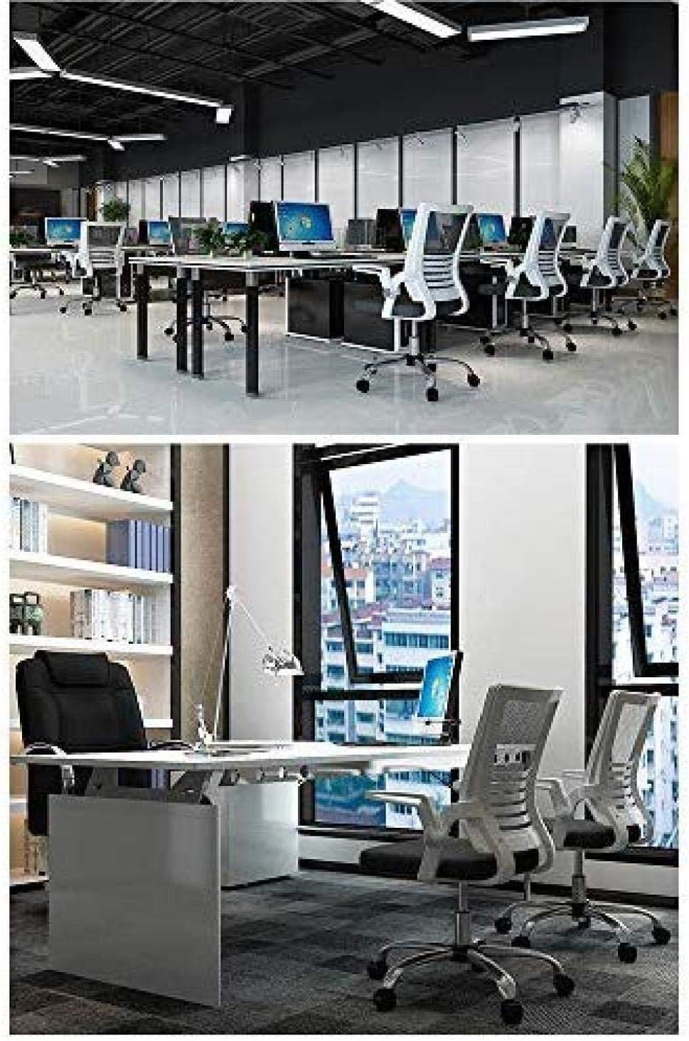 Gaming Chair Racing Recliner Office Chair Lifting Swivel Chair Breathable Mesh with Rotating Armrests Study Chair Bearing Weight 120kg Nylon Base Gaming Chair Video Game Chairs Office Computer Game C