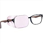 Astropic Silk Eye Patch for Adults Kids Glasses to Cover Either Eye (Medium, English Rose Pink)