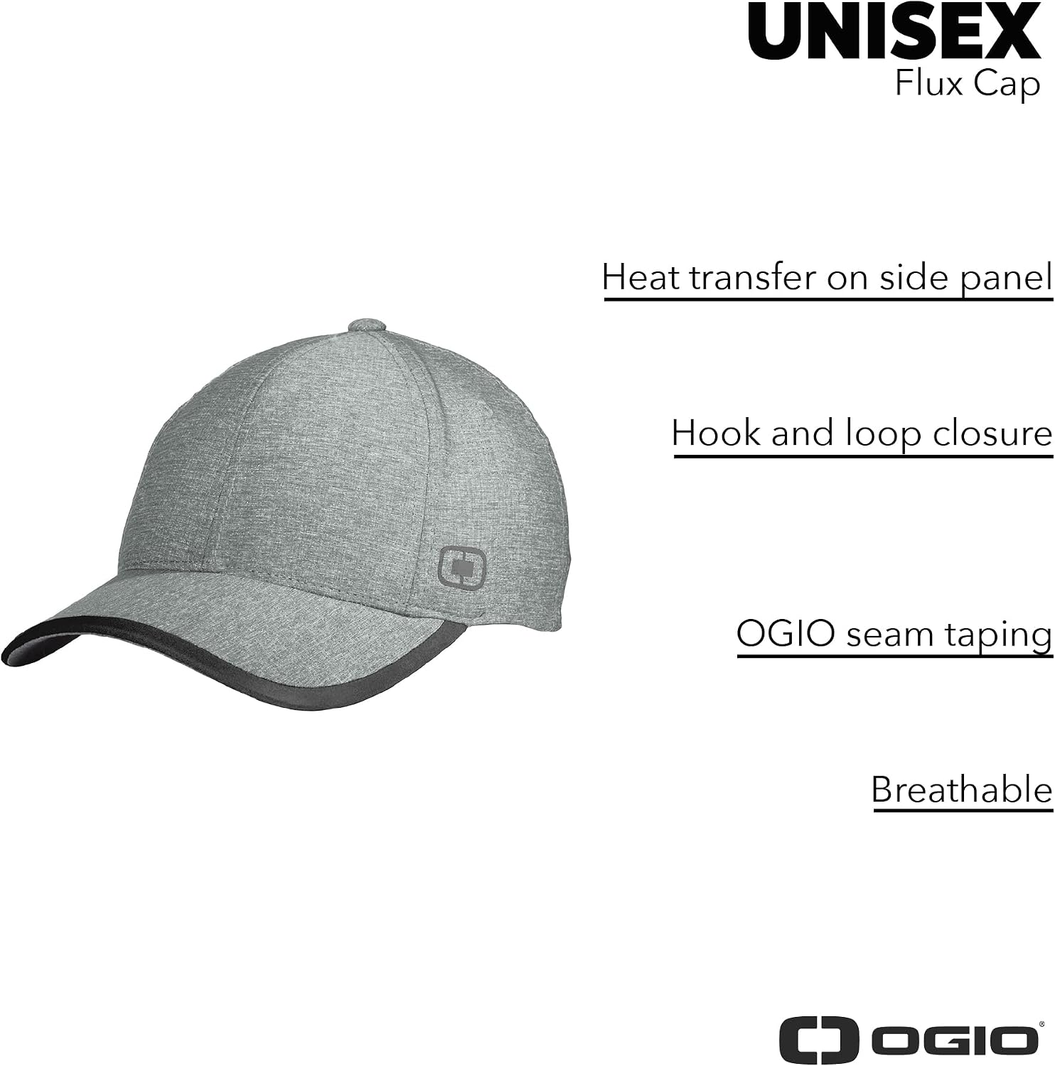OGIO Unisex Flux Cap | Mesh Baseball Cap for Men & Women, Adjustable Running Hat for Golf, Summer & Hiking