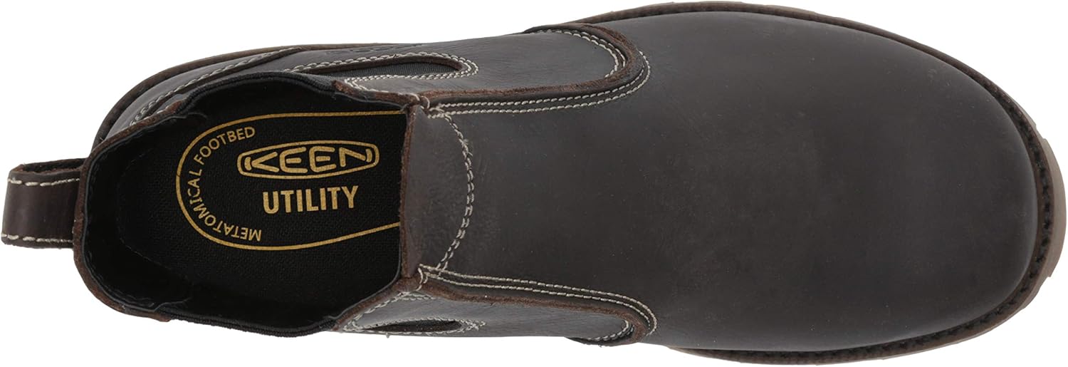 KEEN Utility Men's Seattle Romeo Soft Toe Slip on Work Boot : Clothing, Shoes & Jewelry