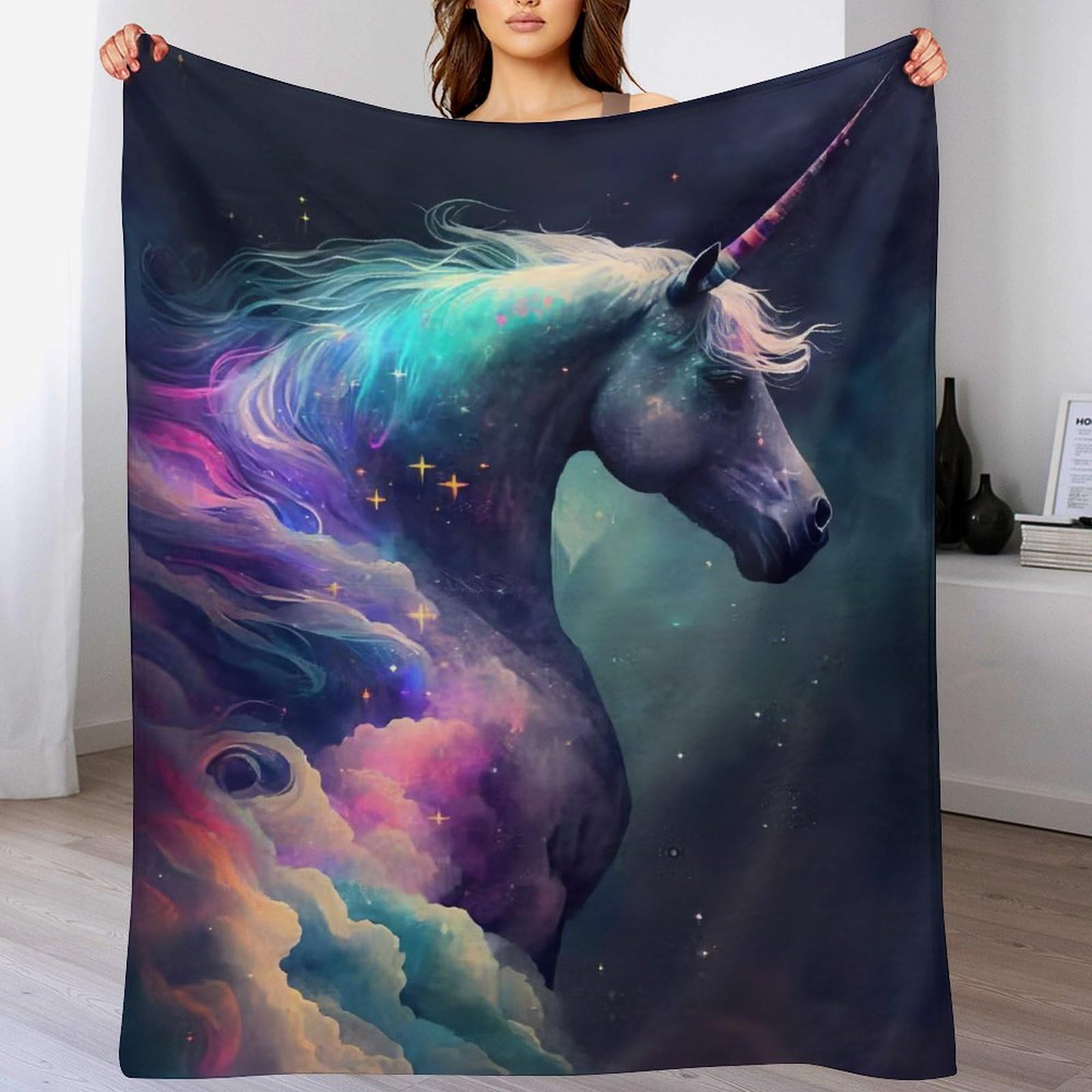 Couverture cheval flannel : finis les plaids rêches, douceur chaude 130x150cm