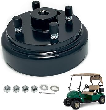 LOSTAR Golf Cart Brake Drum Assembly Kit Compatible with EZGO TXT