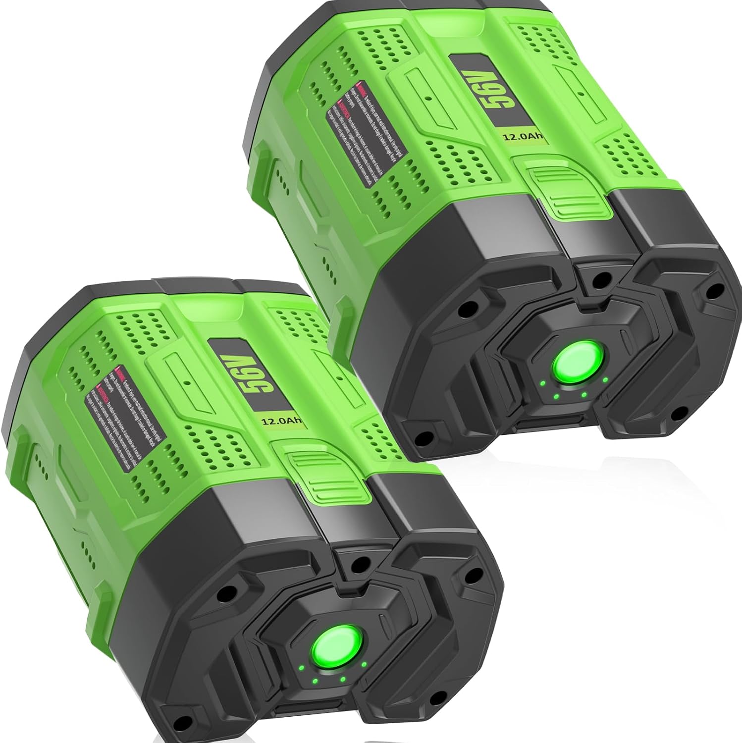 2Packs 12000mAh High-Capacity Battery Replacement for EGO 56V Lithium Battery Compatible with EGO 56 Volts Bettery BA1400 BA4200 BA2800 BA2800T BA1400T BA2240 Cordless Power Tools