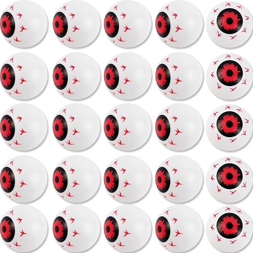 YOOHUA Halloween Eyeballs, 30 Pieces, 1.34 Inches, ABS Plastic, Creepy