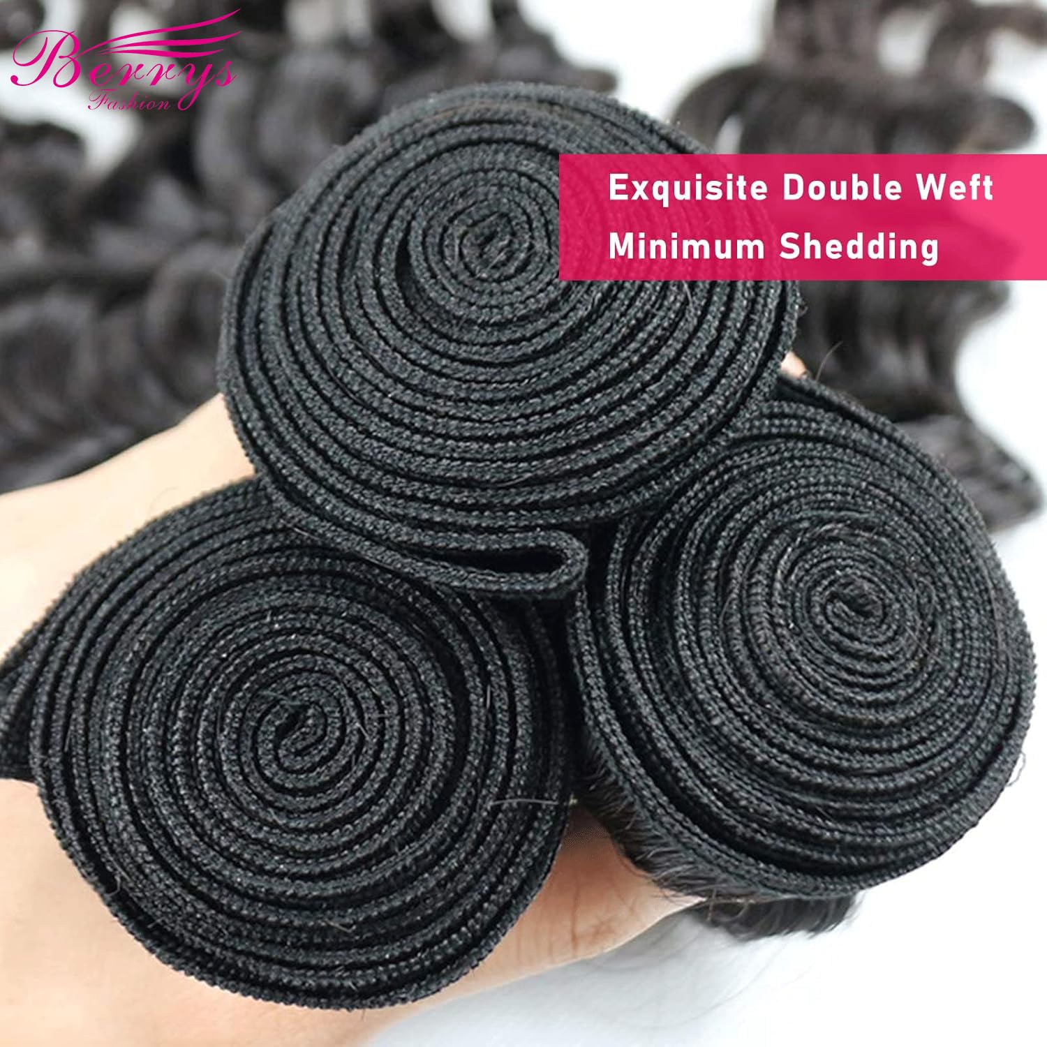 Human Hair Bundles, 9A Brazilian Virgin Human Hair for Black Women, Body Wave Straight, Double Weft, Natural Black, 1 Bundle / 3 Bundles 10 12 14 16 18 20 22 24 26 28 inch