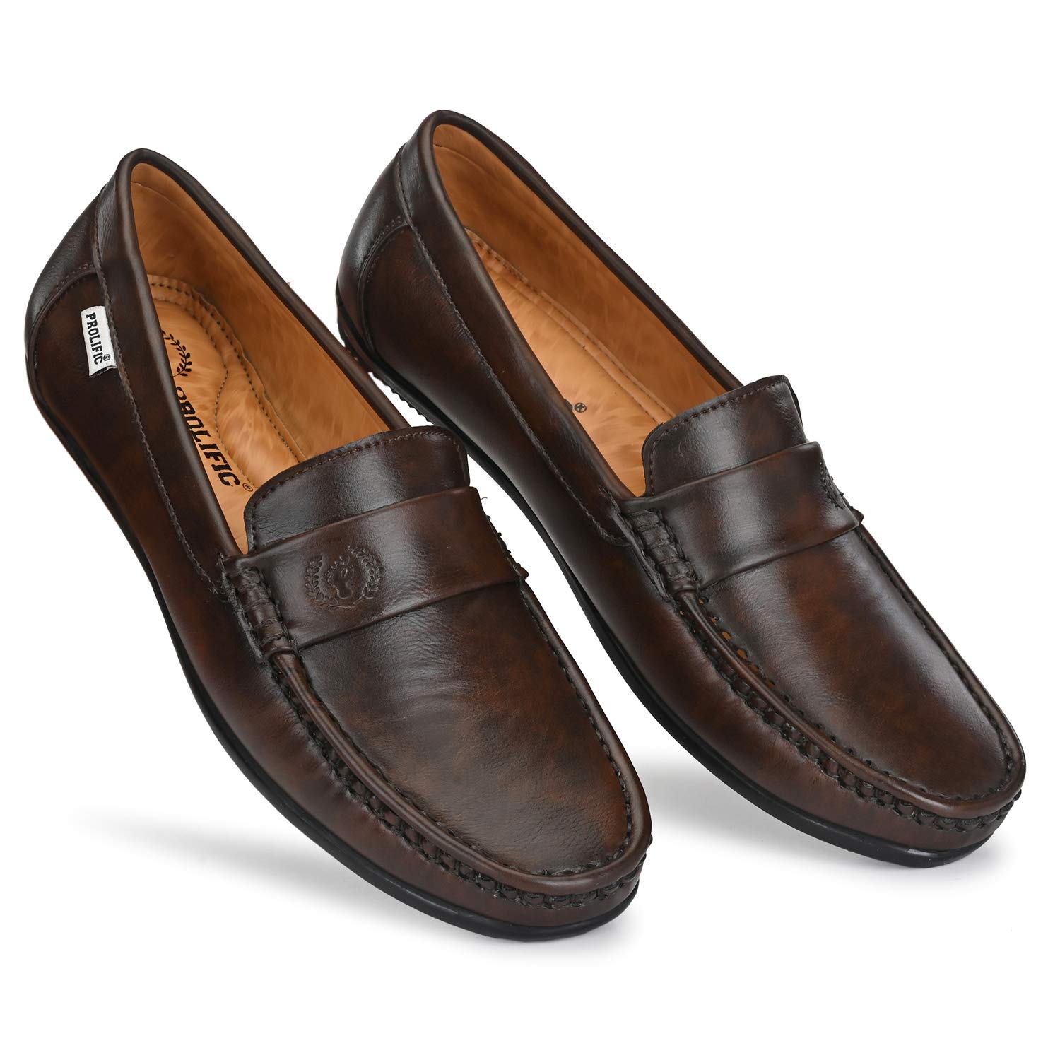 Prolific Mens Formal & Party Loafers & Driving Shoes Brown (B08GM7JSGP) Amazon Price History, Amazon Price Tracker