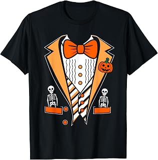 Tuxedo Funny Suit Tux Funny Halloween Costume T-Shirt