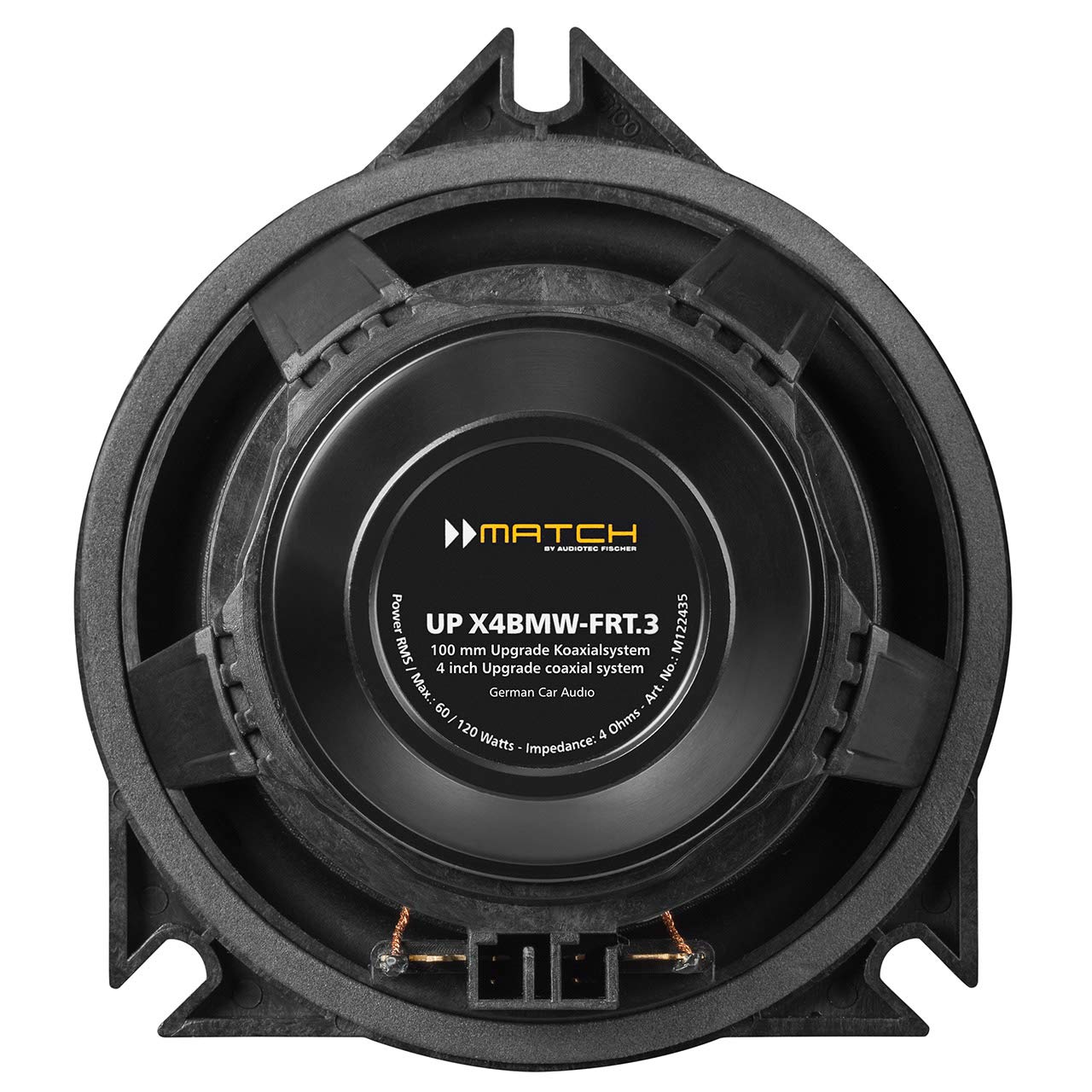 Match Up X4BMW-FRT.3-10 cm - Altavoz de 2 vías (120 W, RMS: 60 W)