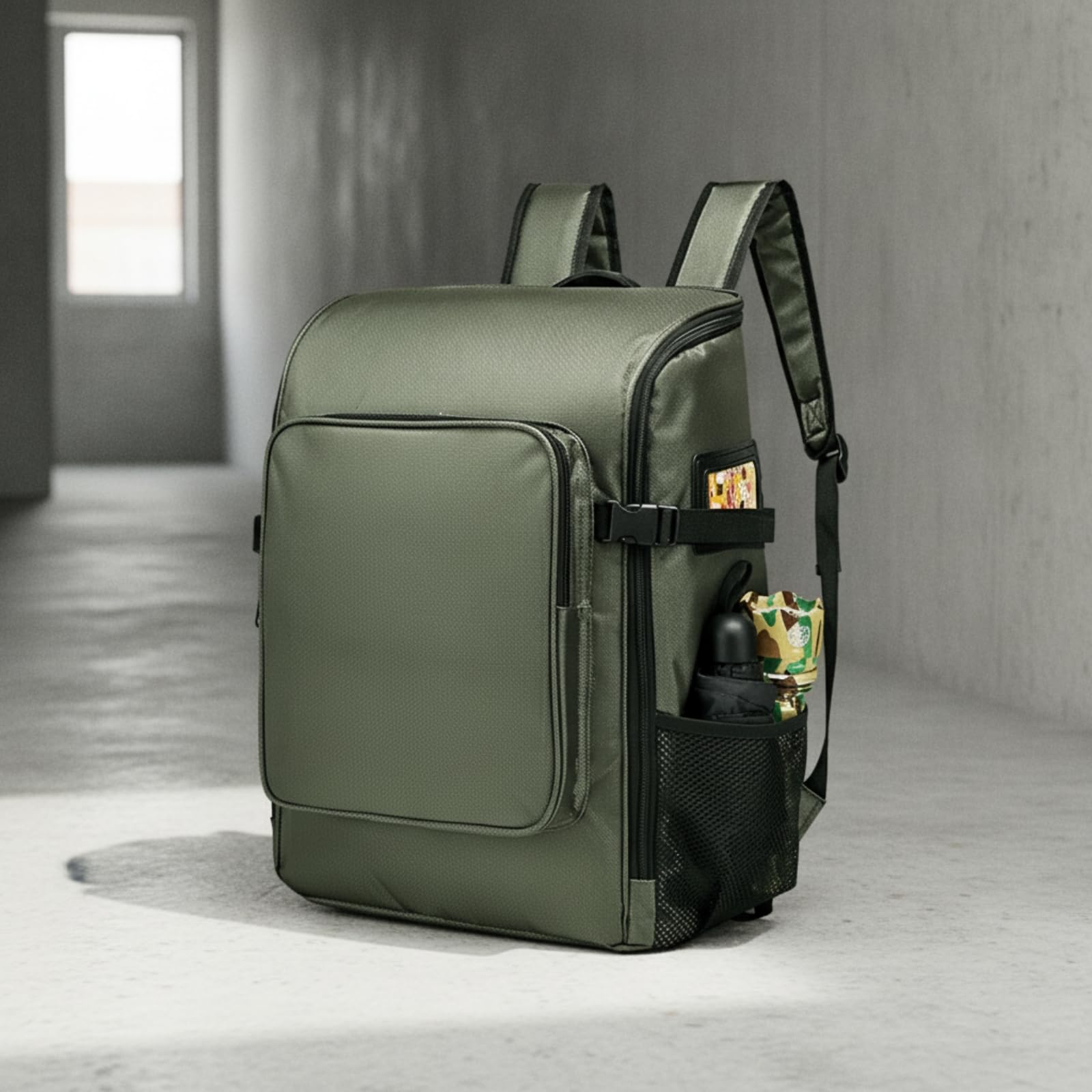 Sac à Sac à outils’outil Nettoyage, Vert, Vert Militaire, Une Poche, Grand