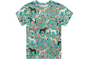 Xhuibop Horse Shirt Girls