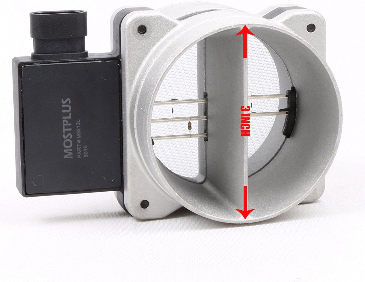 MOSTPLUS Direct Replacement Mass Air Flow Meter MAF Sensor Compatible for Chevorlet GMC 4.3L 5.0L 5.7L 7.4L Truck 25008219 MA101 : Automotive