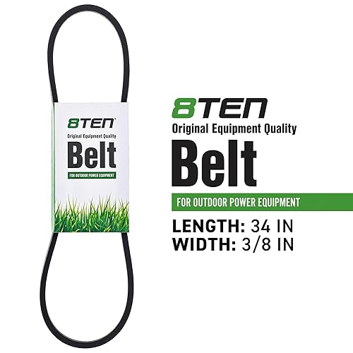 Miniatura 2 de 8TEN Correa de transmisión para MTD Cub Cadet Troy Bilt 524SWE C224 RM220 90026PC 10528PC Storm 2410 754-04260 954-04260