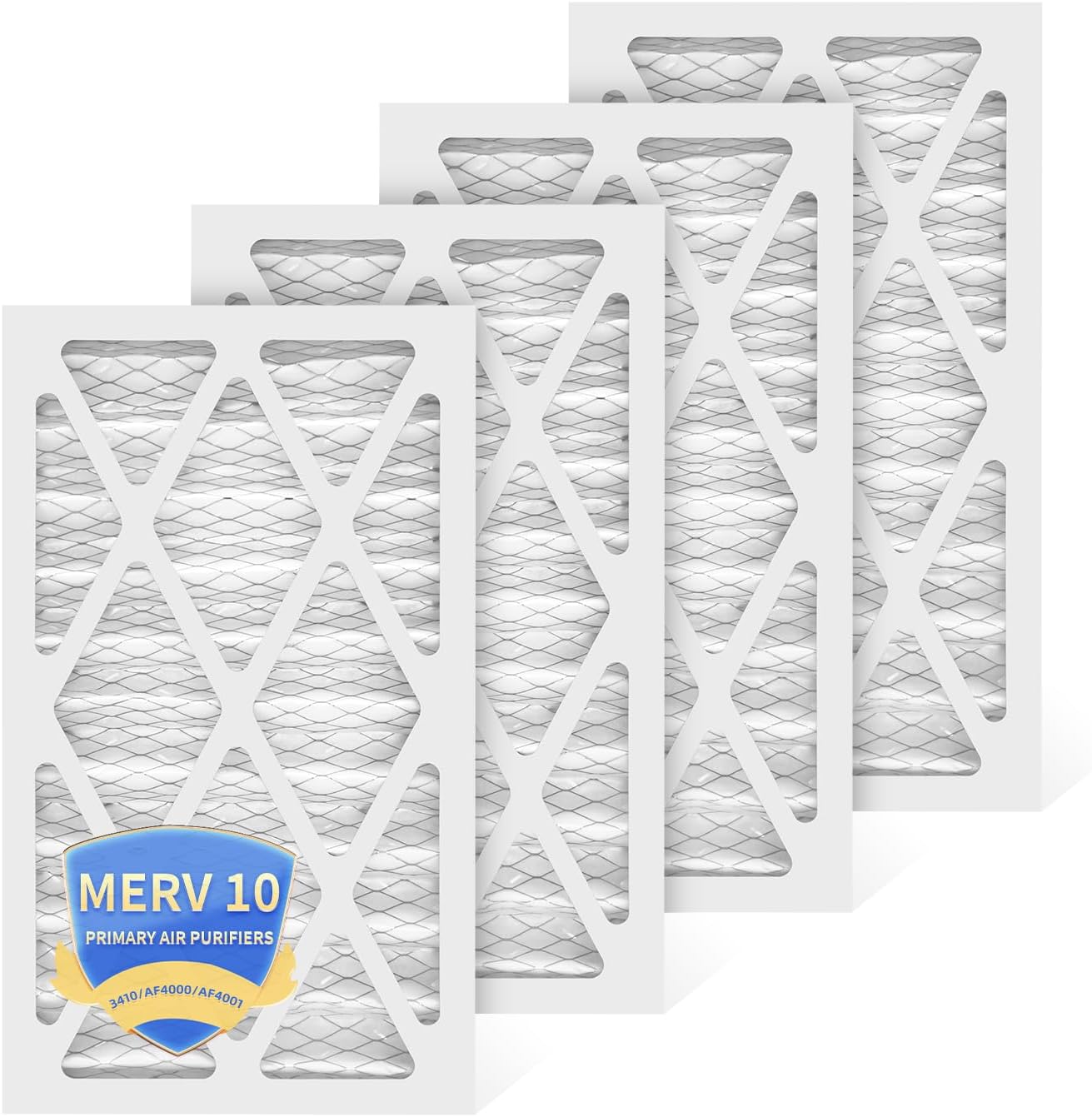 5-Micron Outer Filters Compatible With WEN 3410 & POWERTEC AF4000/AF4001 Shop Fox W1830 Grizzly G0738 Air Filtration System, Replacement for WEN 90243-027-2 Woodworking Air Filters (4 Pack)