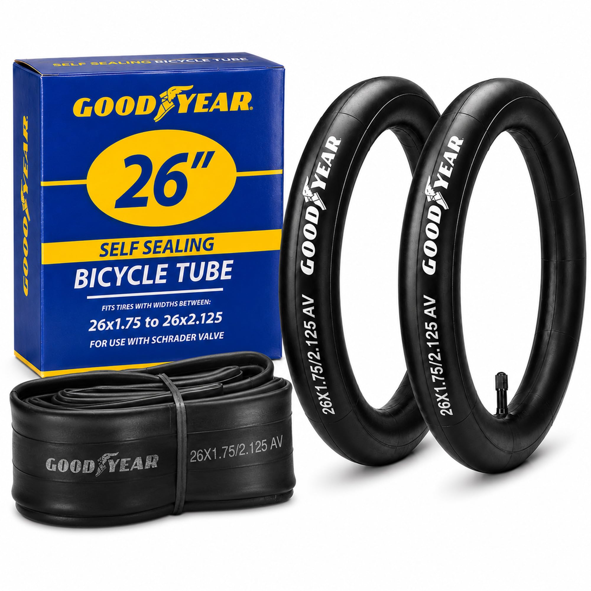 Goodyear SelfSealing Bicycle Tube 26 X 1.75/2.125