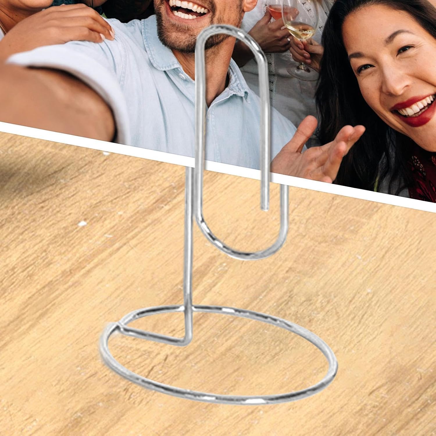 Photo Holders for Tables Wire Picture Clip Stand