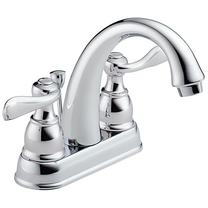 Delta Windemere B2596LF Two Handle Centerset Lavatory Faucet, Chrome