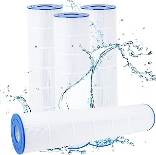 PELLUCID 4 Pack C-7482 Pool Filter Compatible with Jandy CL580, CV580, Unicel C-7482, R0357900, A0104100, PJAN145, Filbur FC-0820, 4×145 sqft Filter Cartridge.