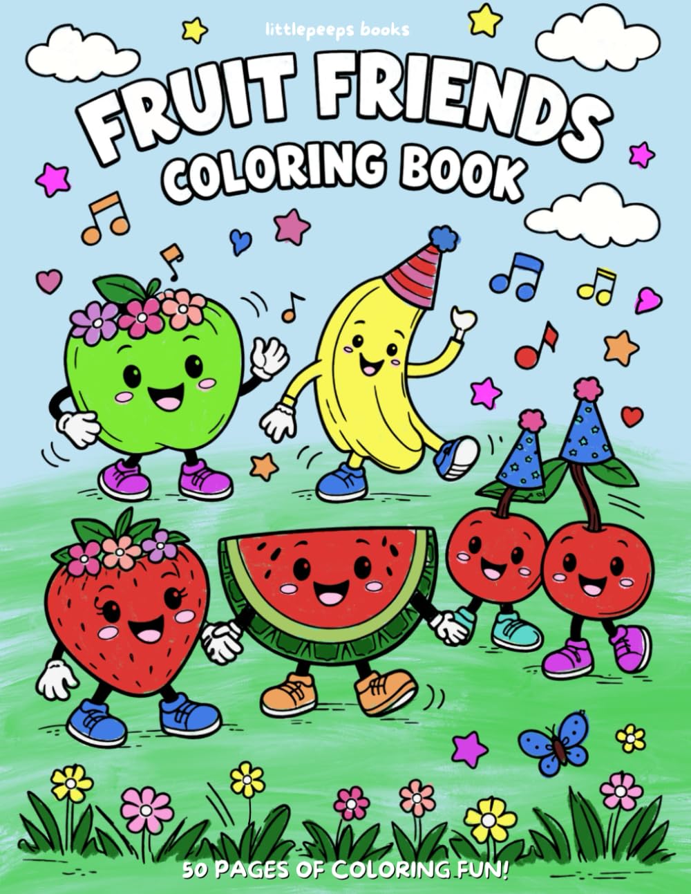 Fruit Friends Colouring Book
