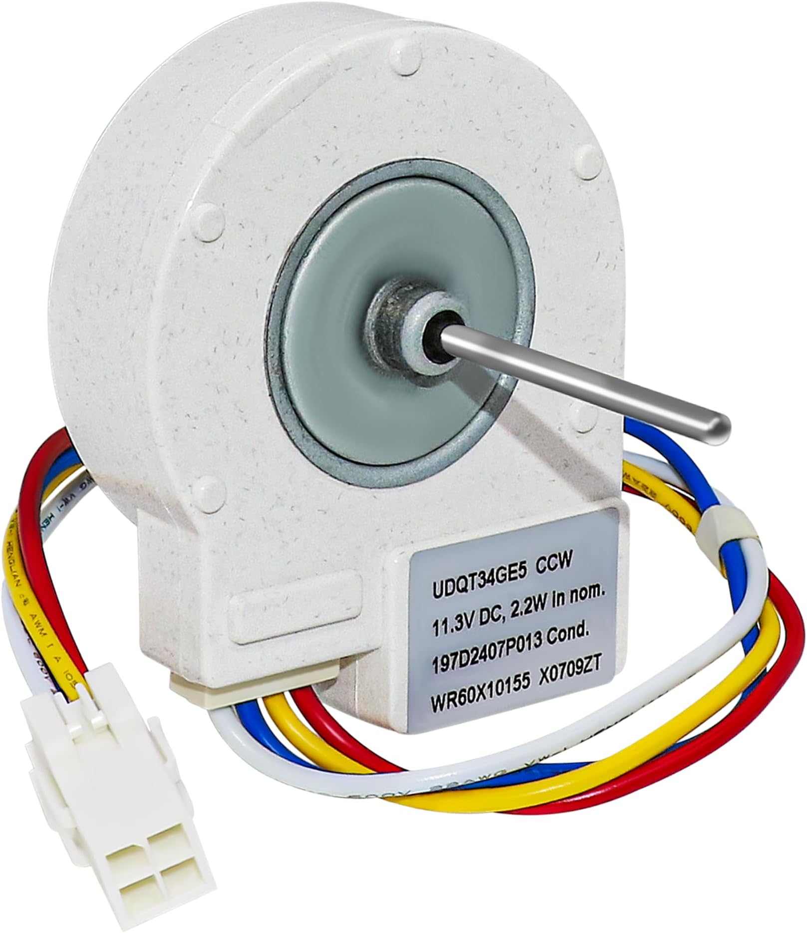Romalon WR60X10209 Refrigerator Condenser Fan Motor Replacement Part Fit for G-E Hot-Point Refrigerators Replaces WR60X10155 WR60X10042 WR60X10053 WR60X10065
