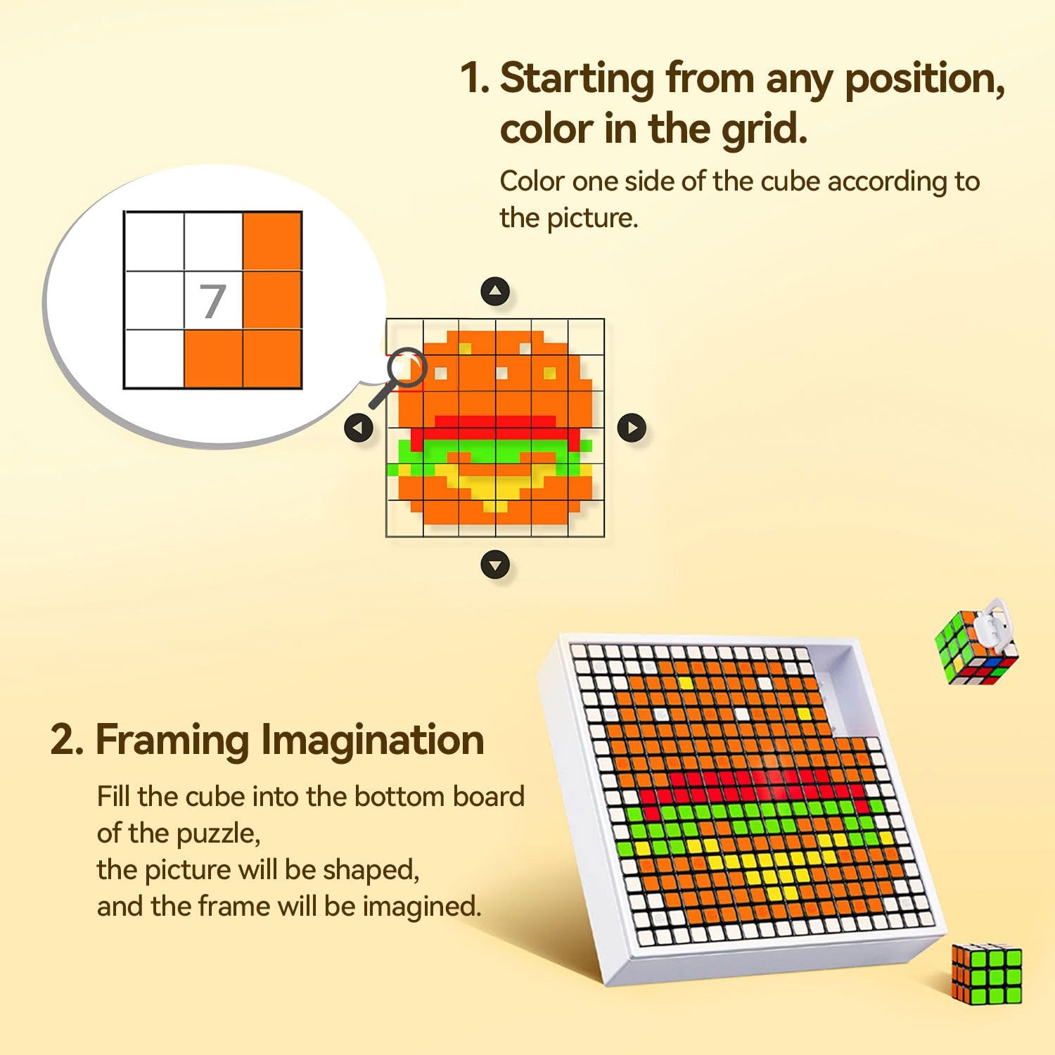Amazon | GAN328 Mosaic Cubes 10x10 GANモザイクキューブ キューブ