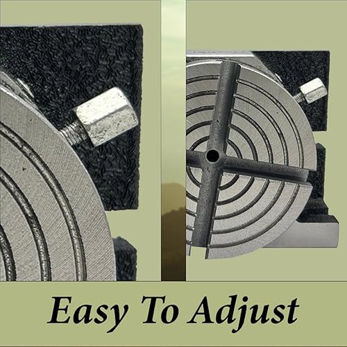 Miniatura 9 de Fresado de indexación de 4 " 100 mesa giratoria de precisión horizontal vertical con kit de abrazadera M6 adecuado y mandril pequeño (con mandril