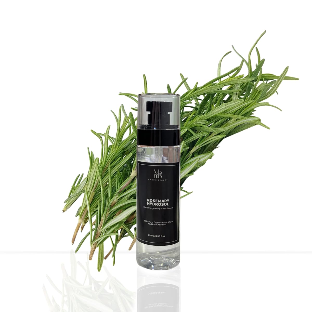 March Beauty Rosemary Hydrosol For Hair Growth and Reduced Hairfall - Steamed