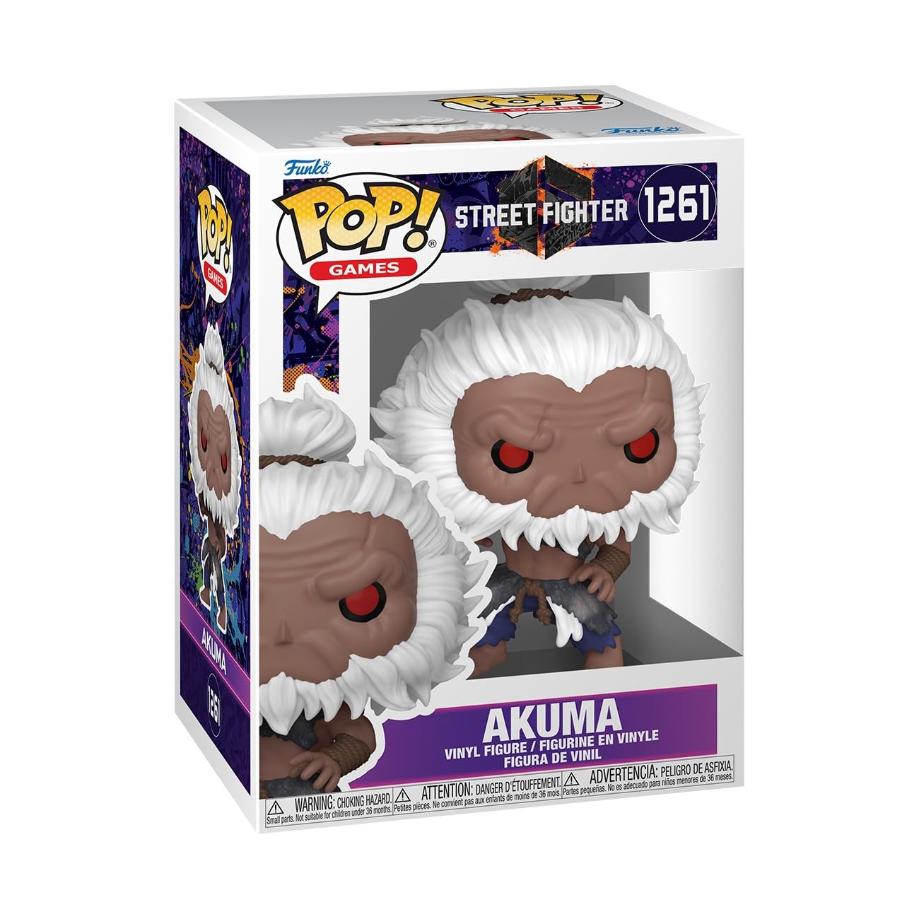 Funko POP! Games: Street Fighter 6 - Akuma with Chase - 1 in 6 chance of receiving the rare Chase variant - Styles may vary - Collectable Vinyl Figure - Gift Idea - Official Merchandise