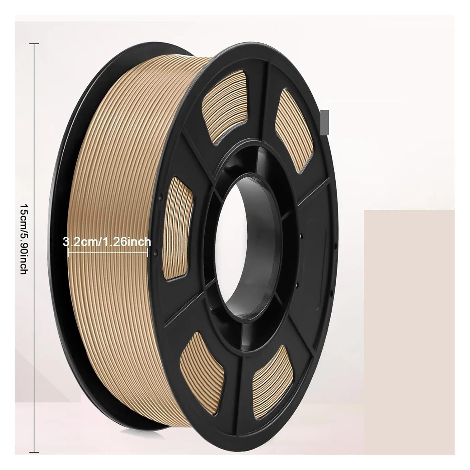 200G Wood PLA Filament 1.75mm ±0.03mm for 3D Printer and Pen Bubble Free