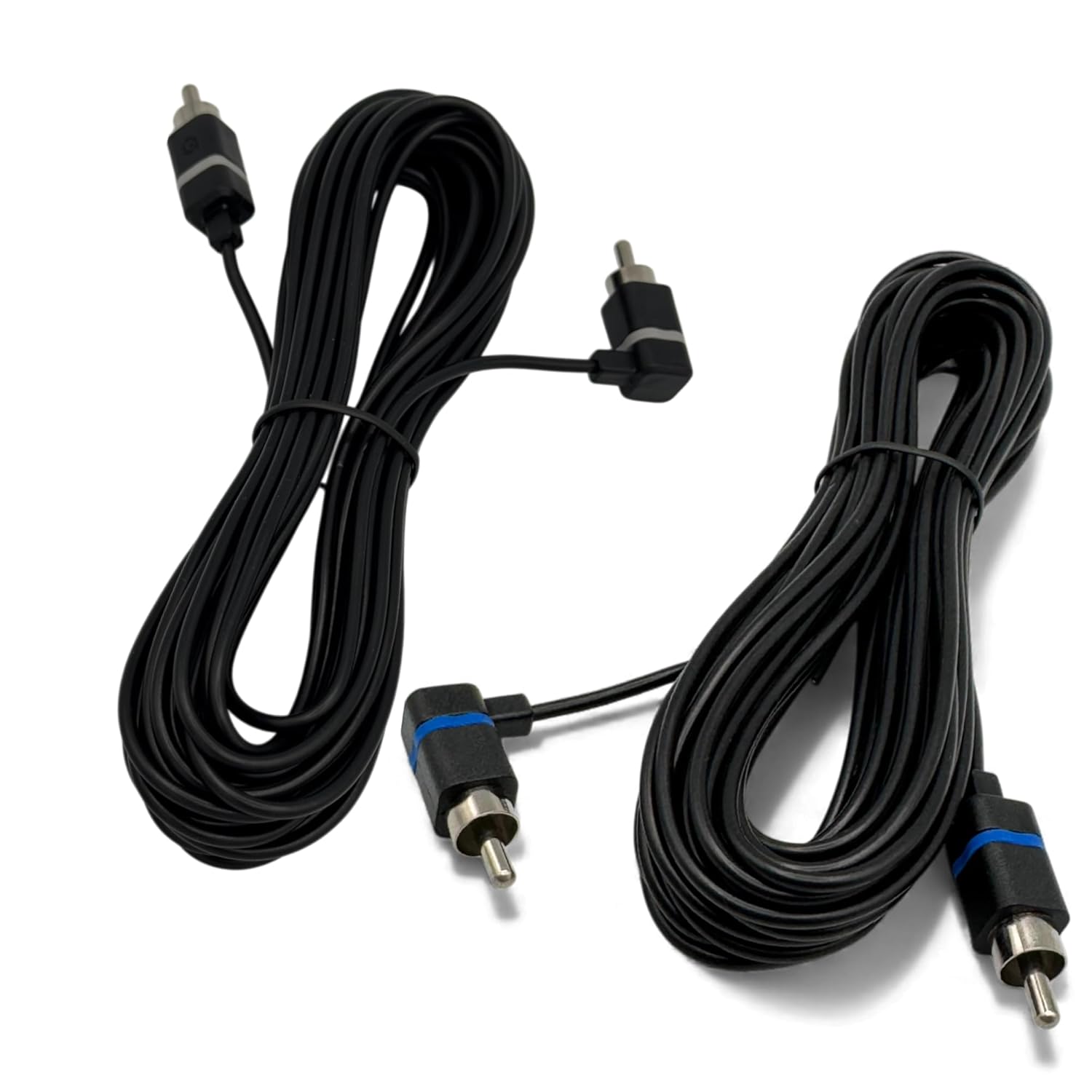 Satellite Speaker Cables for Vizio V51, M51, M512, SB3651, SB4051, SB36512, SB36514, SB46514, SB4251, SB4531, SB3851 — 25ft Exact-Fit Surround Speaker Replacement Wires (Pair: Blue & Gray)