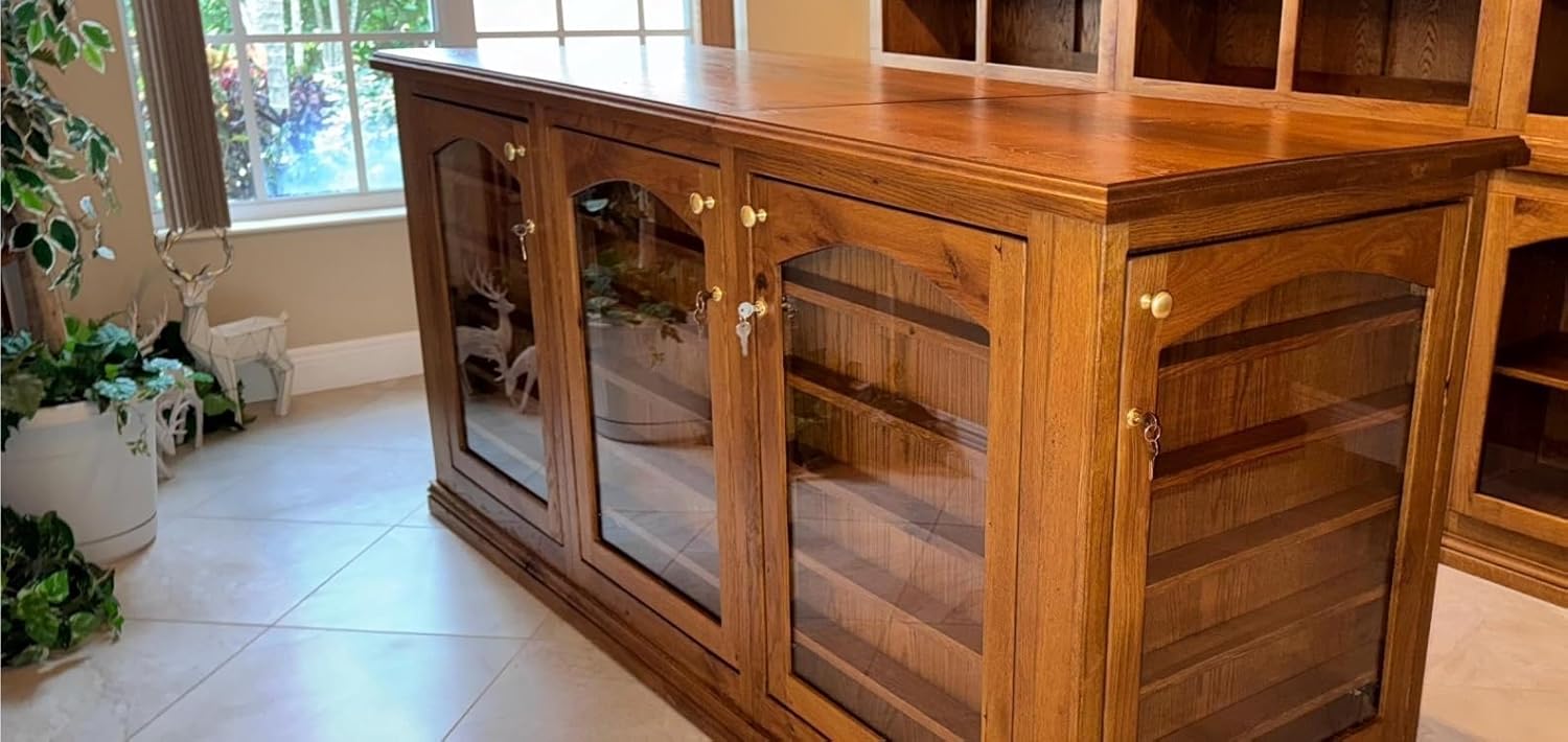 Three Piece Mobile Bar for Home Office, Easy Assembly(BROWN)